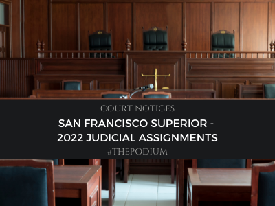 judicial assignments san francisco