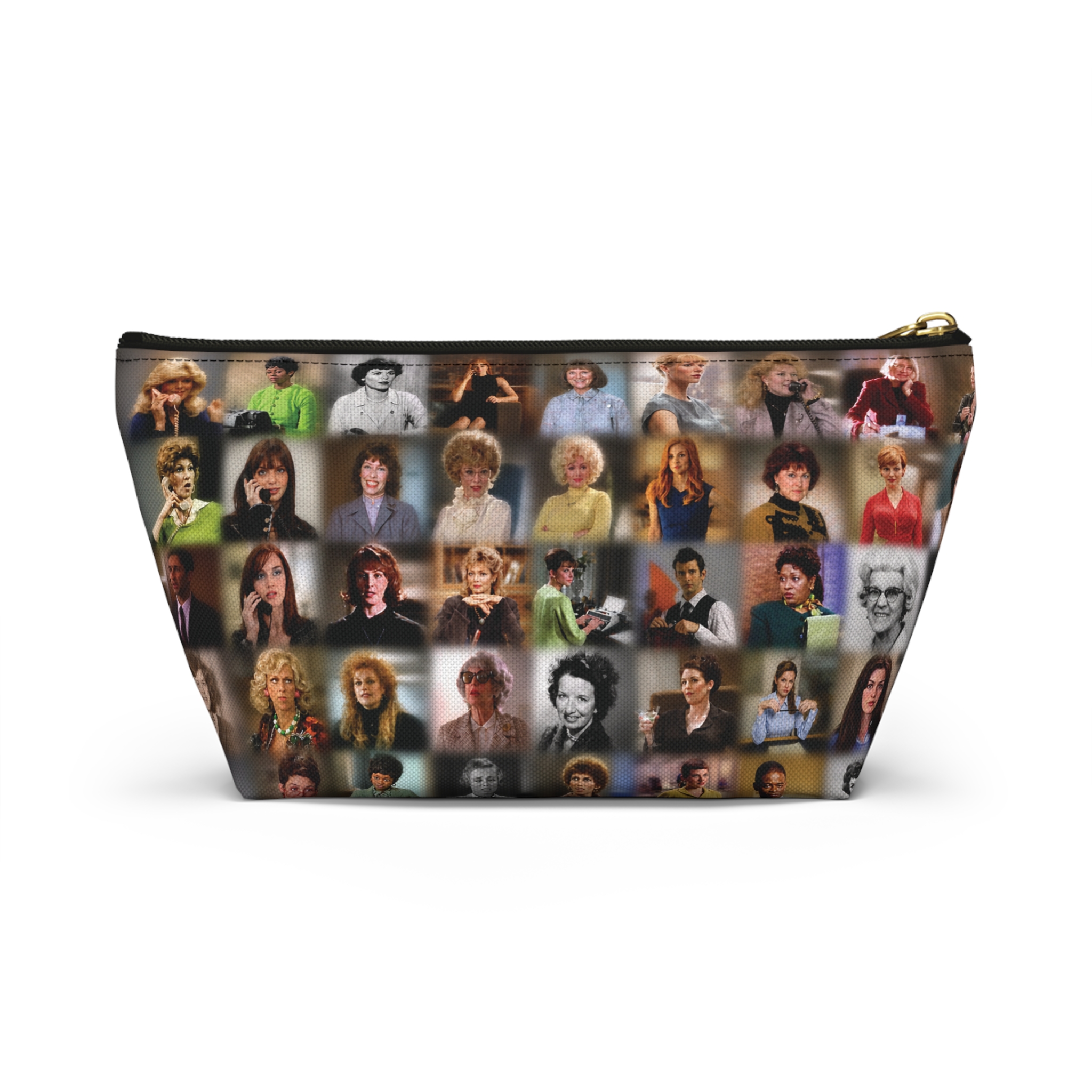 Retro Secretary Collage Accessory Pouch - Image 2