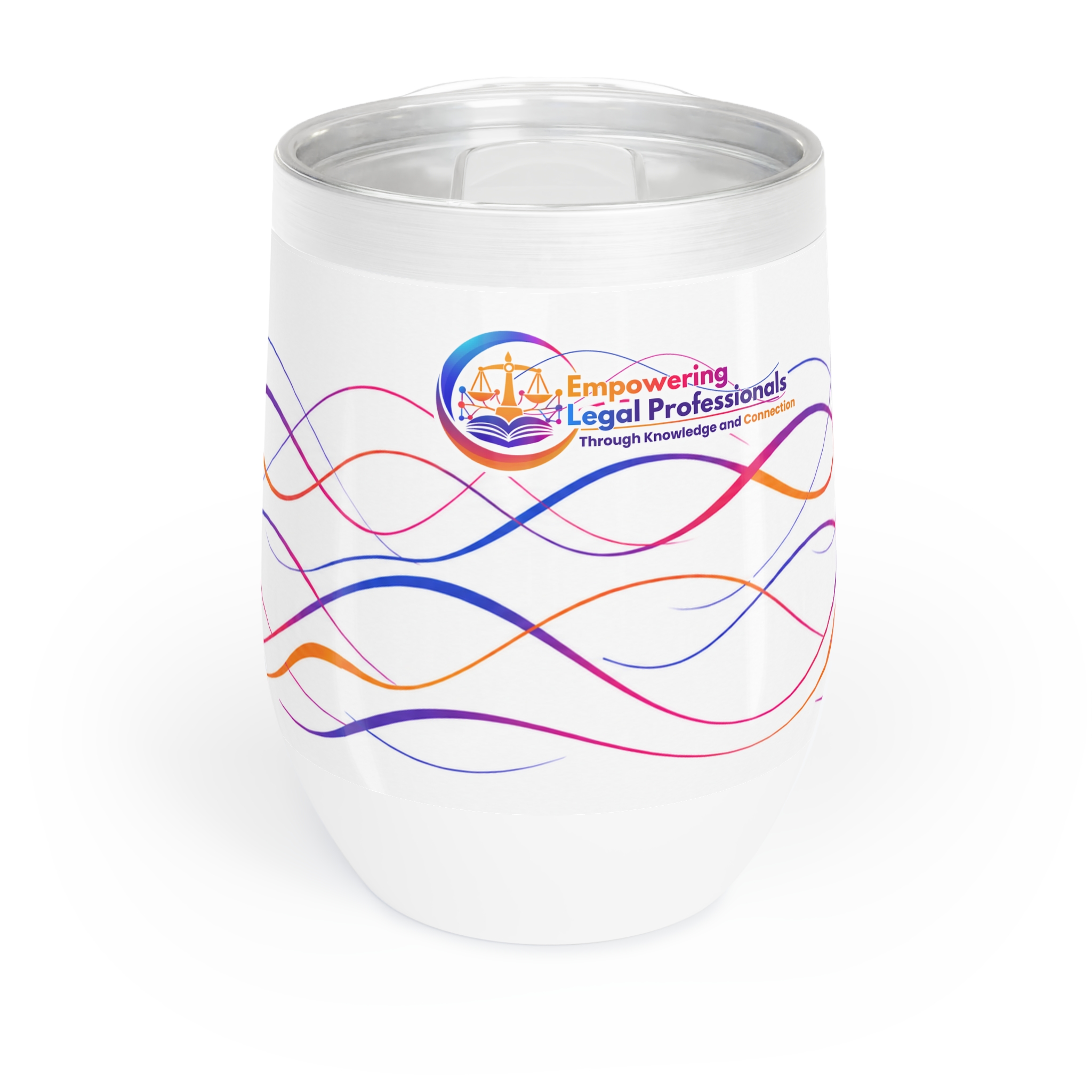 “Empowering Legal Professionals” Chill Wine Tumbler
