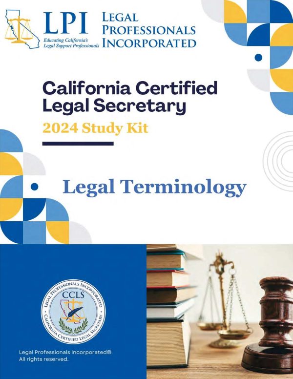 Legal Terminology (LT)