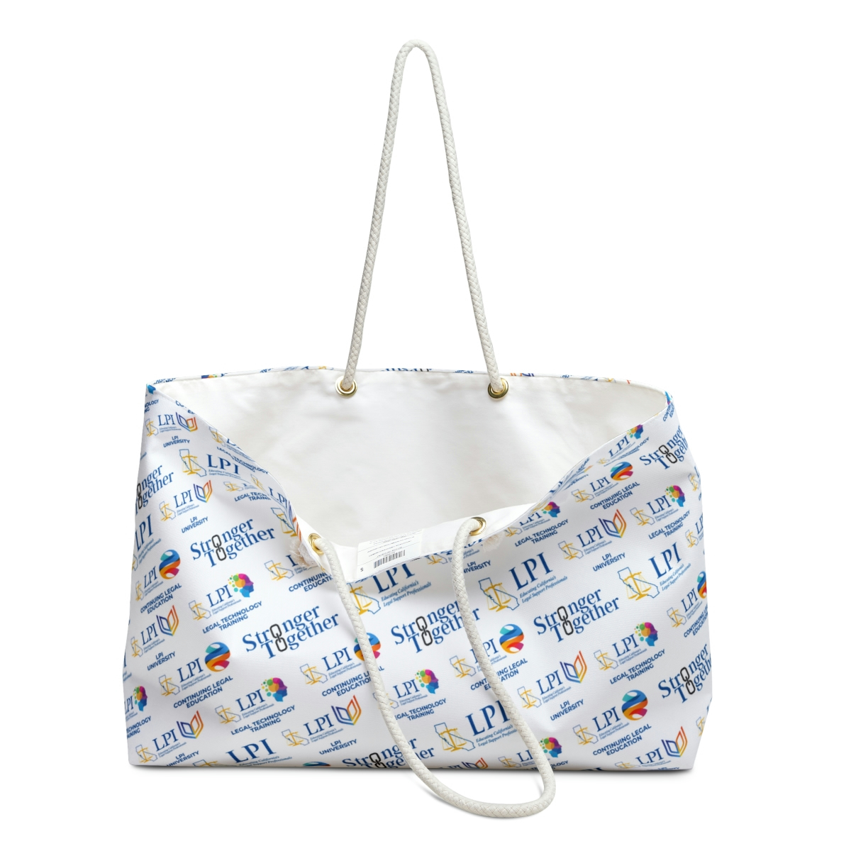 NEW! – LPI Logo Collage Weekender Bag - Legal Professionals, Inc. - LPI ...