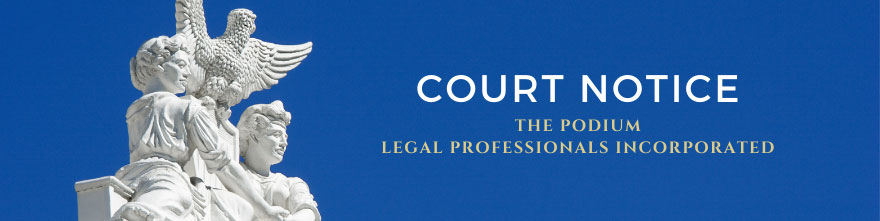 Court Notices Legal Professionals Inc Lpi Legal Professionals Inc Lpi